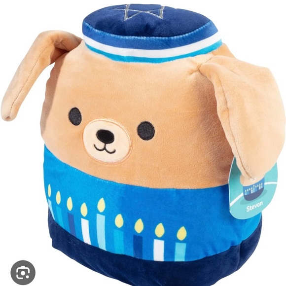 NWT SQUISHMALLOW STEVON HANNUKAH CHANUKAH PLUSH 10” - Picture 5 of 14